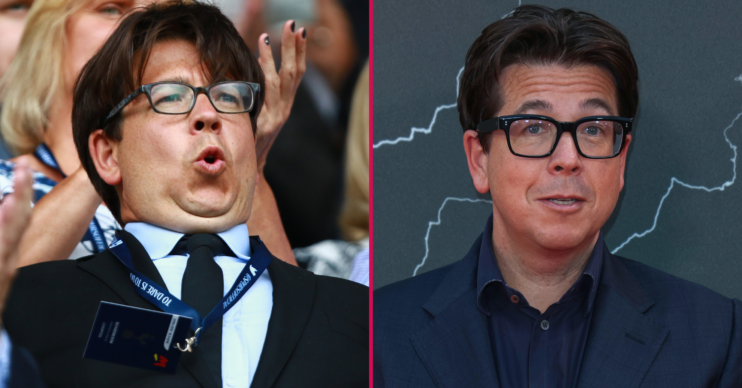 Michael McIntyre looking bigger and smaller