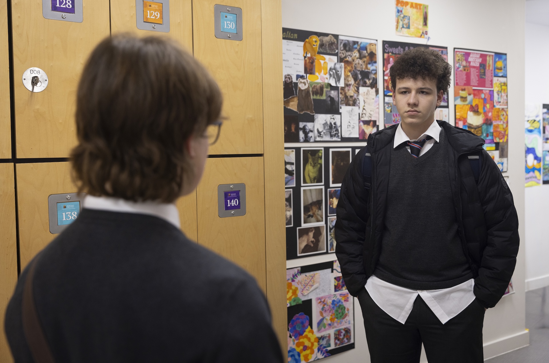 Sam and Will confrontation at school in Coronation Street