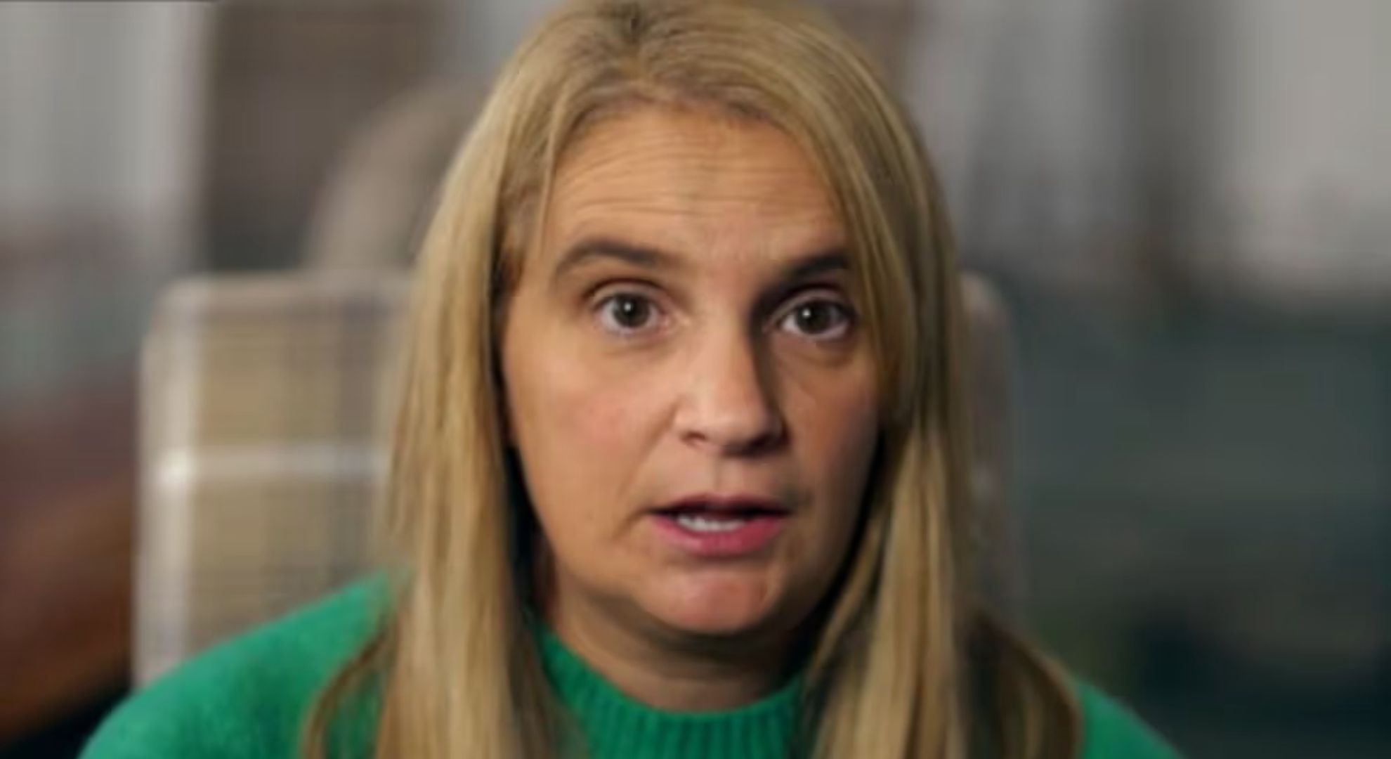 Sue Radford looking in front