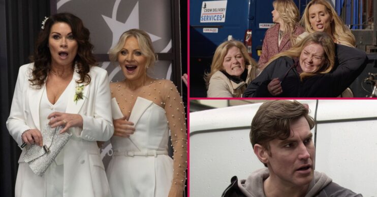 Coronation Street spoilers - Carla, Lisa, Megan, Theo (Credit: ITV)