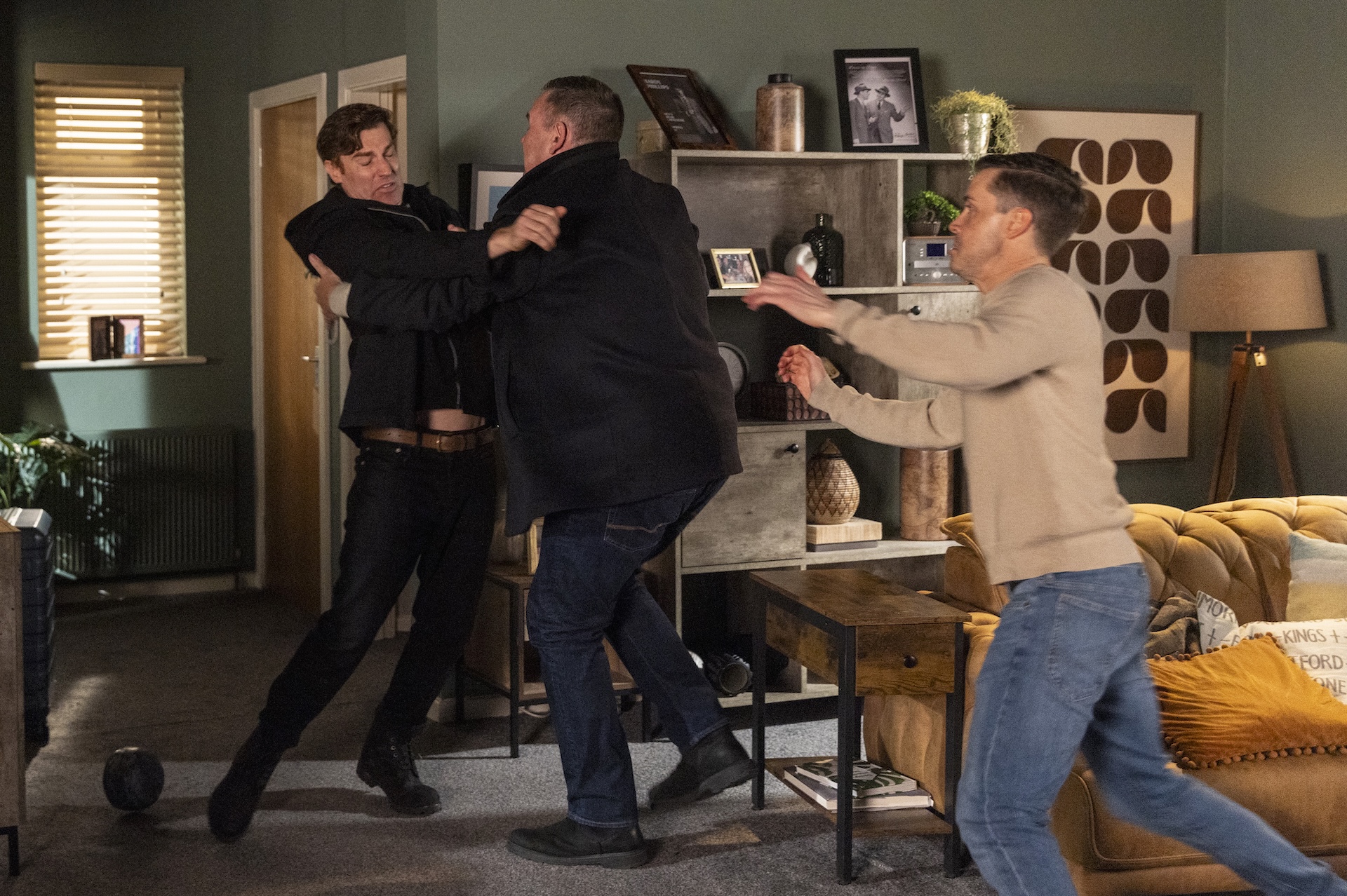 George and Todd tackle Theo in Coronation Street spoilers