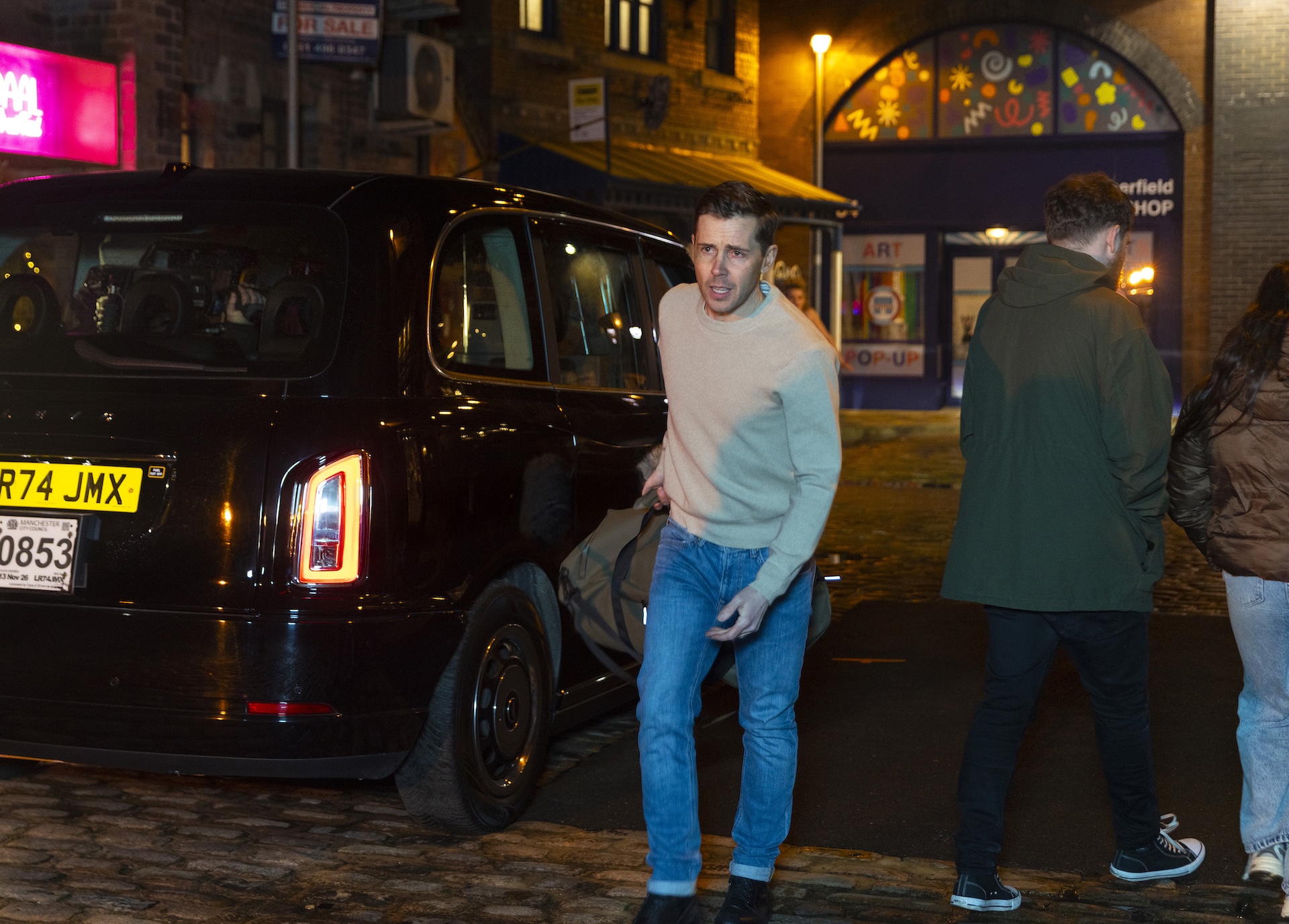 Todd looks strained in Coronation Street