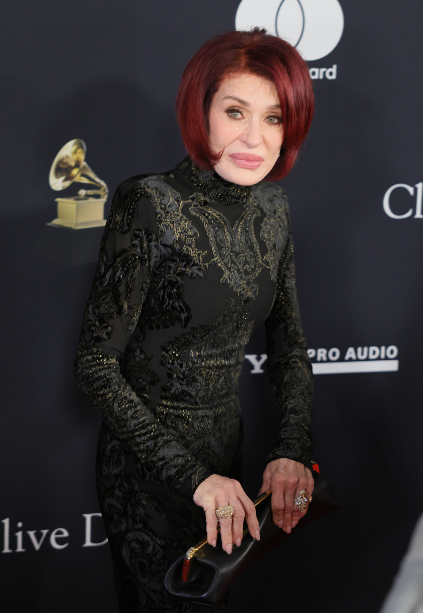 Sharon Osbourne on the red carpet