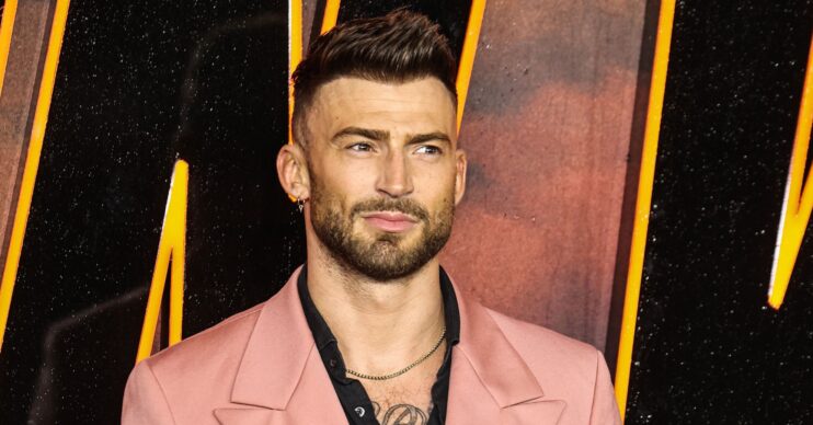 Jake Quickenden on the red carpet