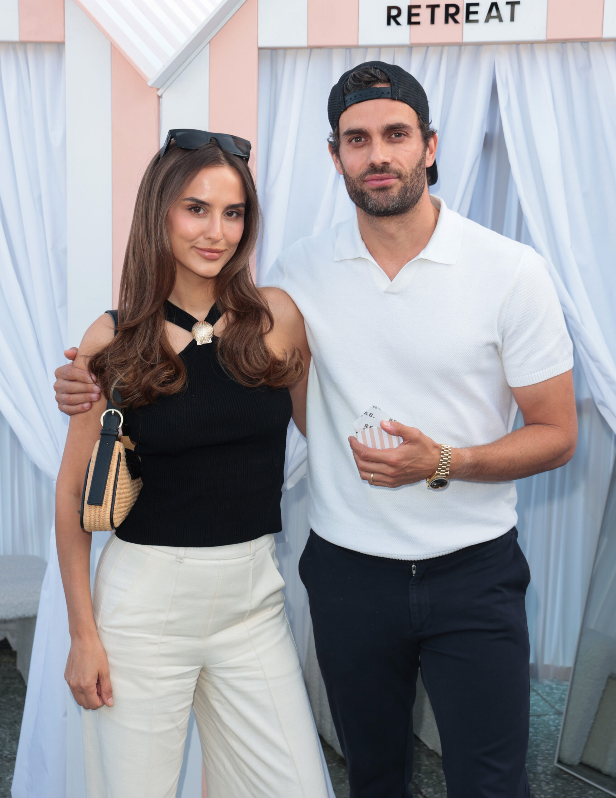 Lucy Watson and husband James Dunmore 