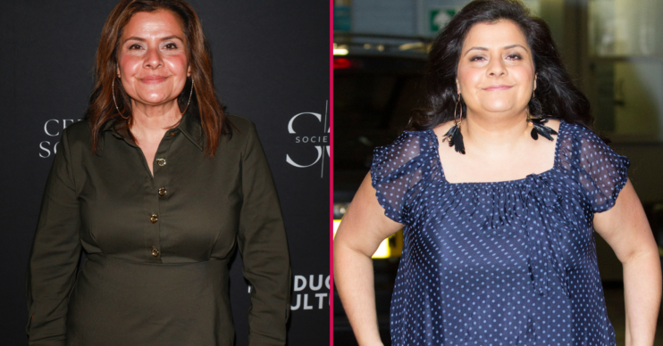 Nina Wadia before and after weight loss