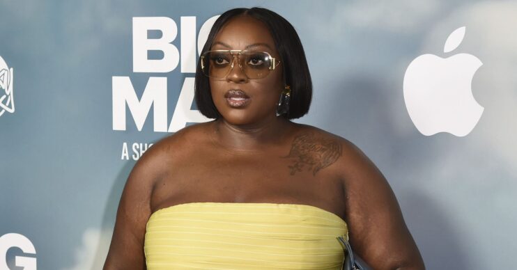 Judi Love on the red carpet