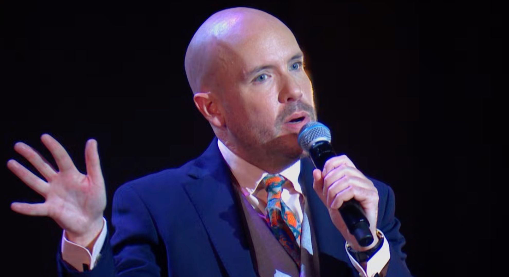 Tom Allen doing stand up
