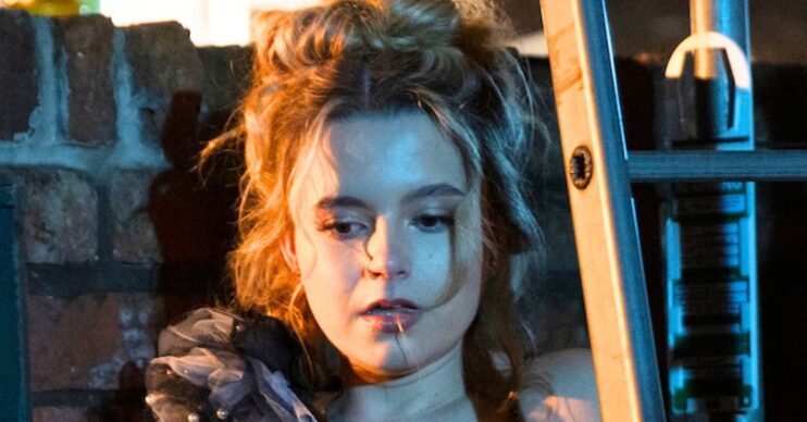 Betsy scared in Coronation Street