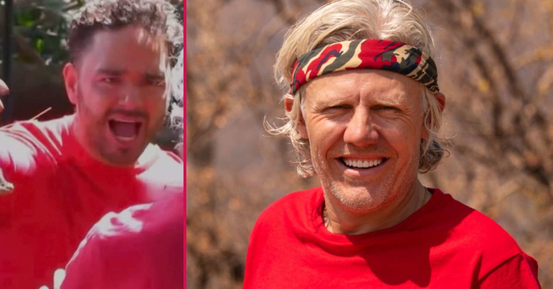 Adam Thomas and Jimmy on I'm A Celebrity