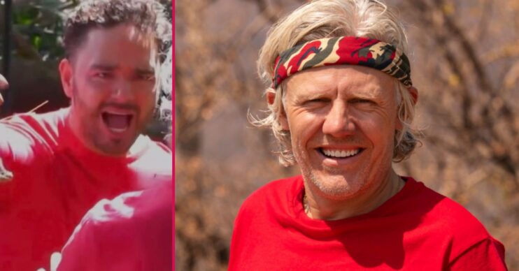 Adam Thomas and Jimmy on I'm A Celebrity