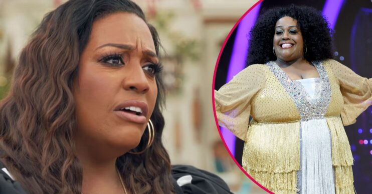 Alison Hammond looking serious