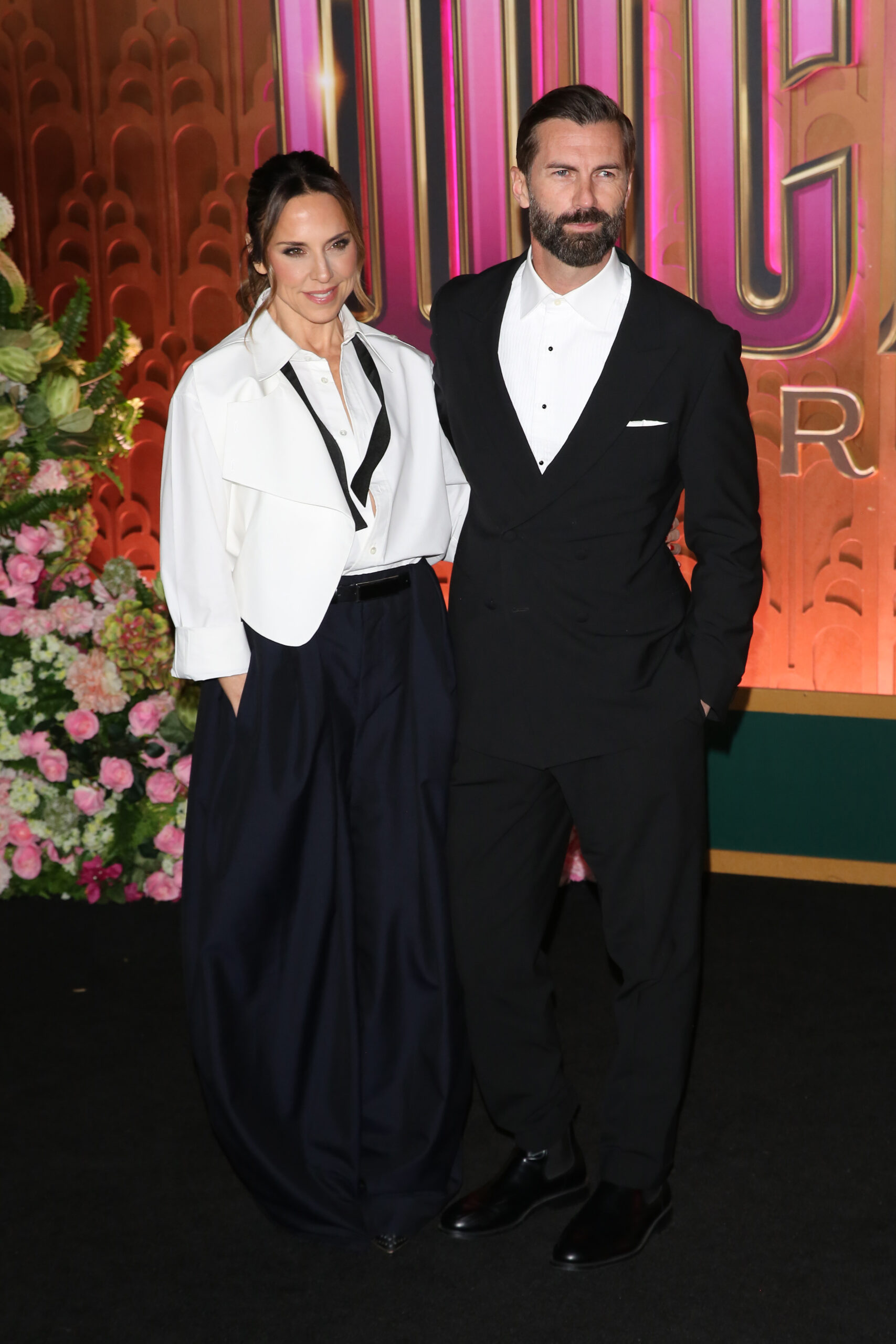 Melanie C and Chris Dingwall and Melanie C smiling