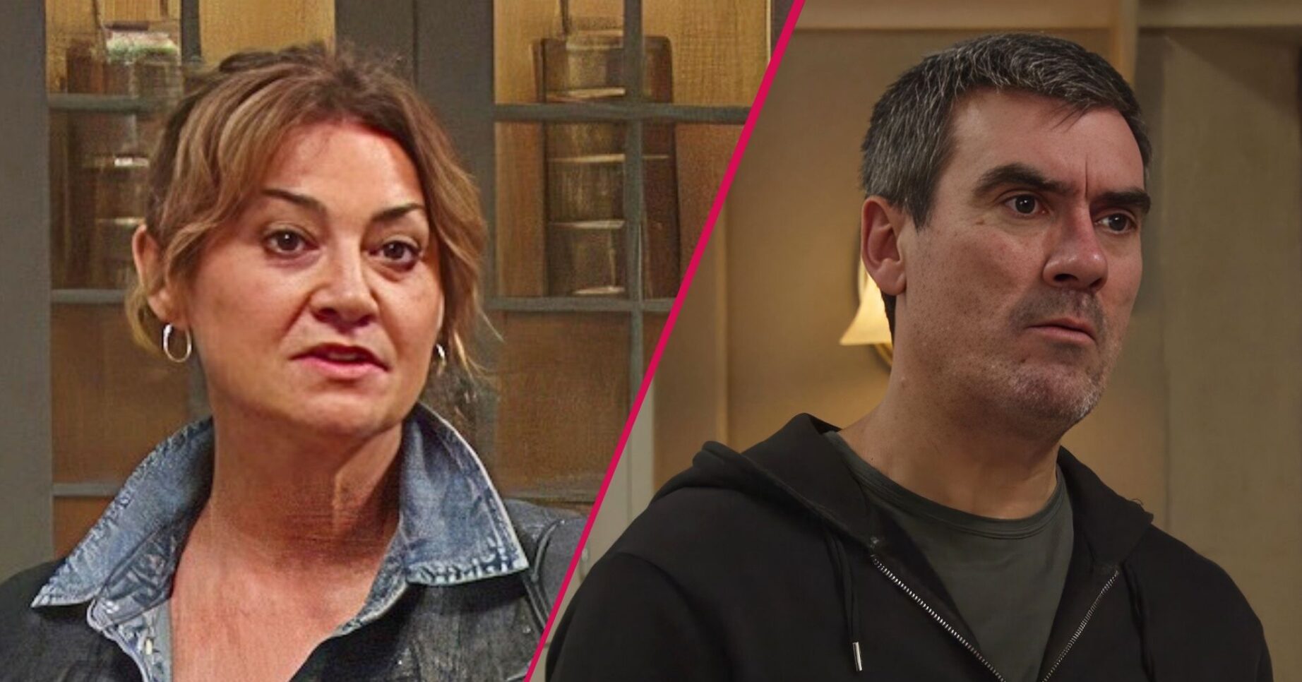 Emmerdale's Moira and Cain (Credit: ITV)