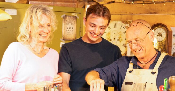 TVG pic: Repair Shop Suzie, Fred and Steve Fletcher