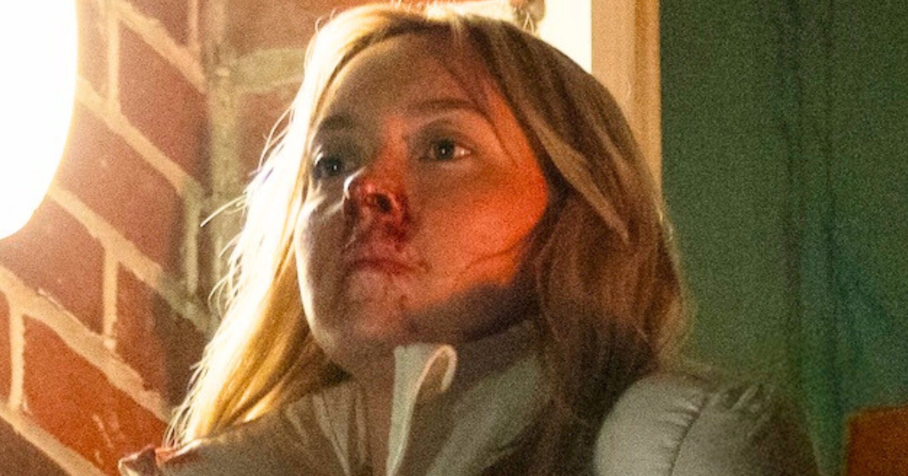 Coronation Street's Megan with bloody face