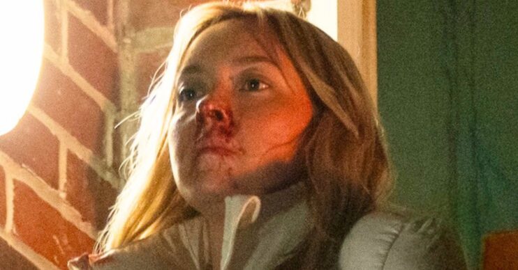 Coronation Street's Megan with bloody face