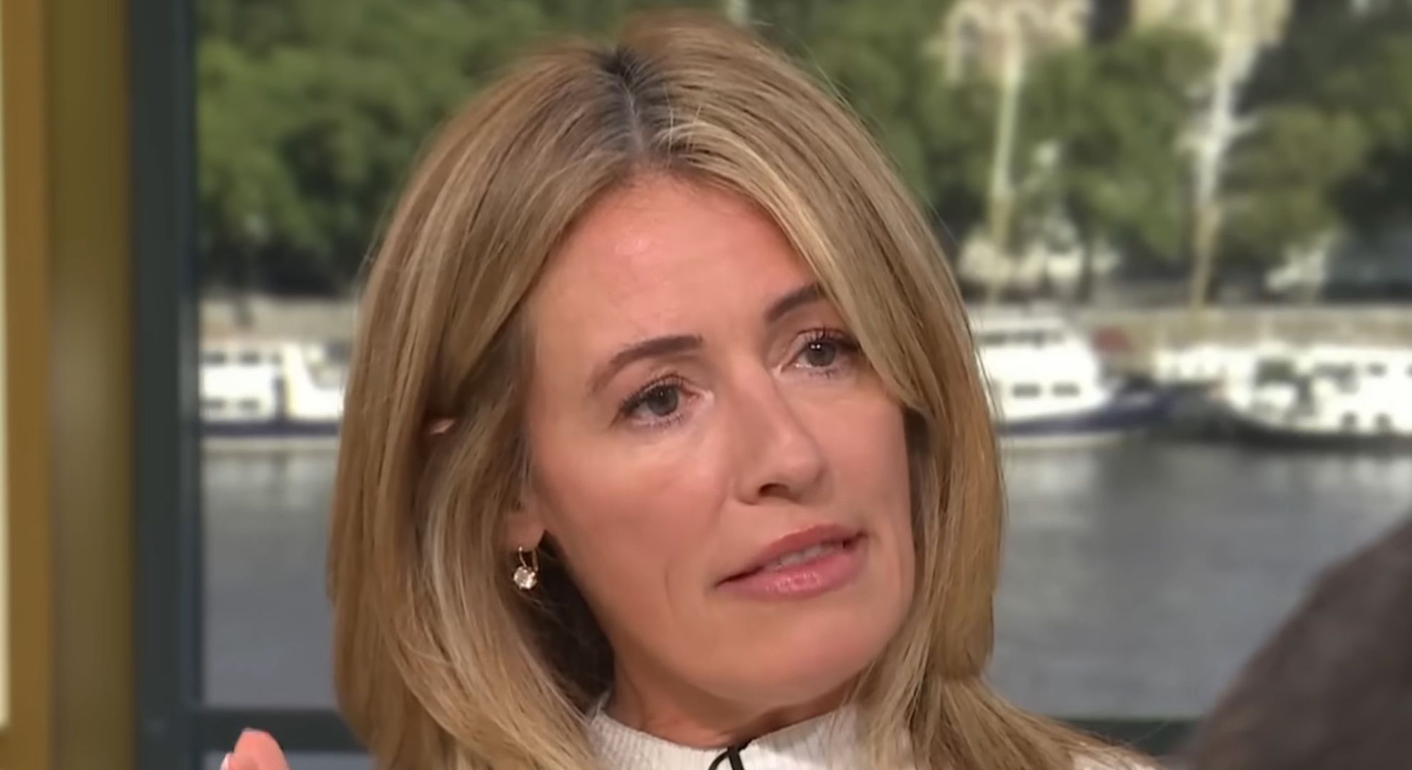 This Morning viewers divided as Cat Deeley hosts in semi-sheer white dress