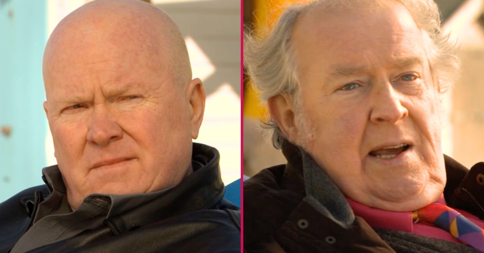 Phil and Nigel split image