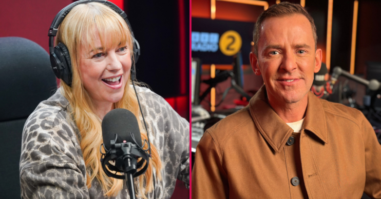 Sara Cox and Scott Mills