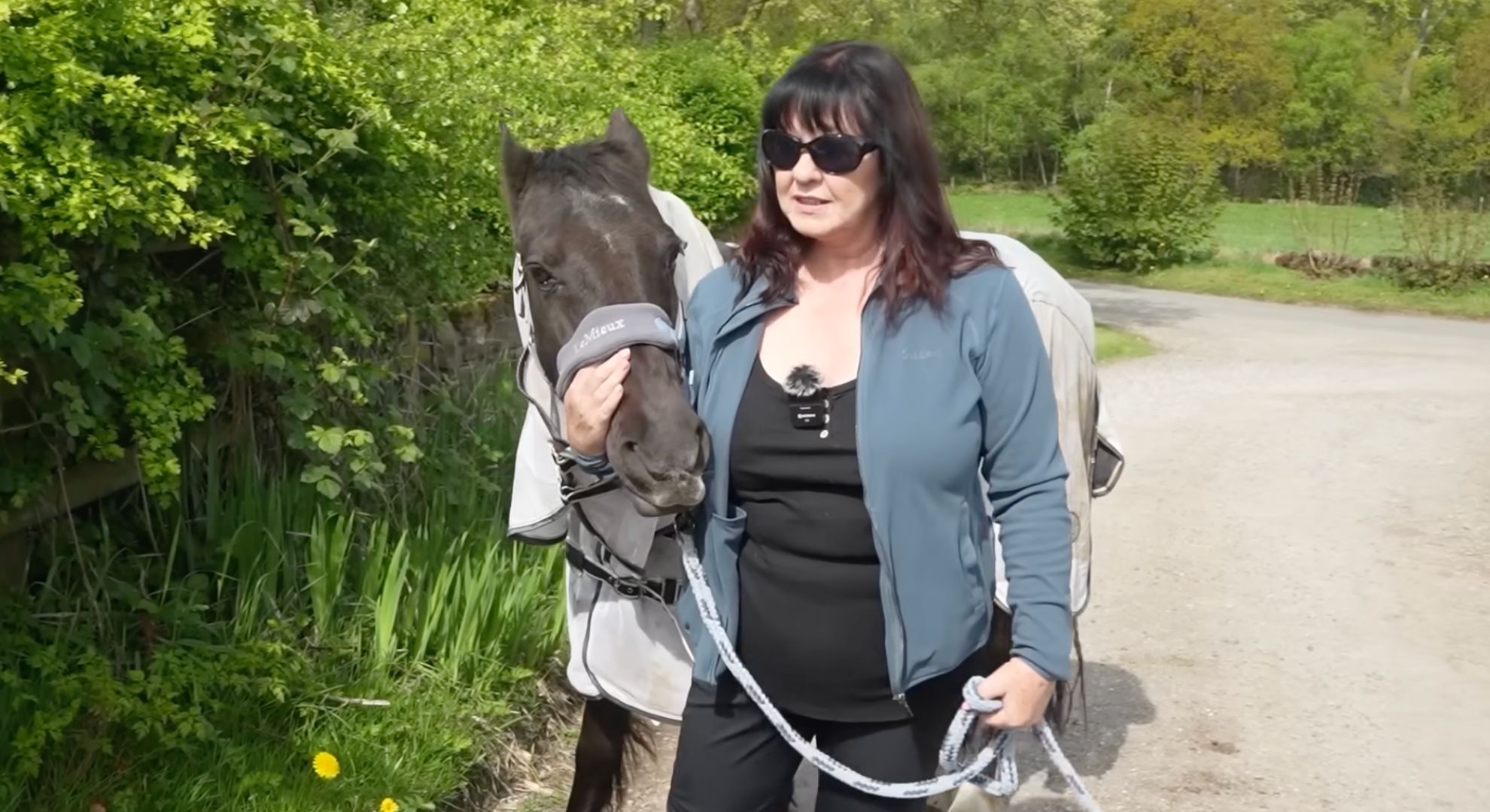 Coleen and horse Paddy