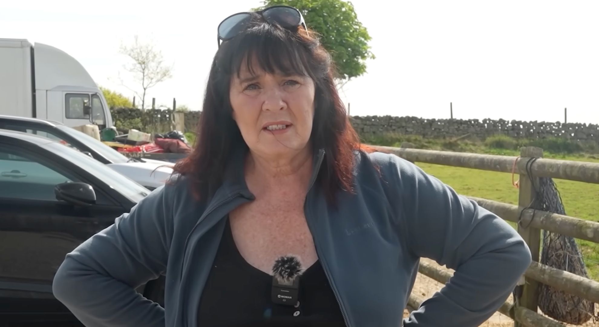 Coleen Nolan on her farm