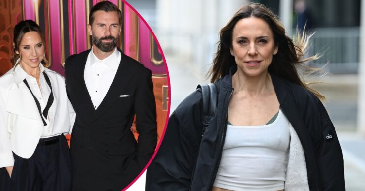 Melanie C and Chris Dingwall and Melanie C smiling