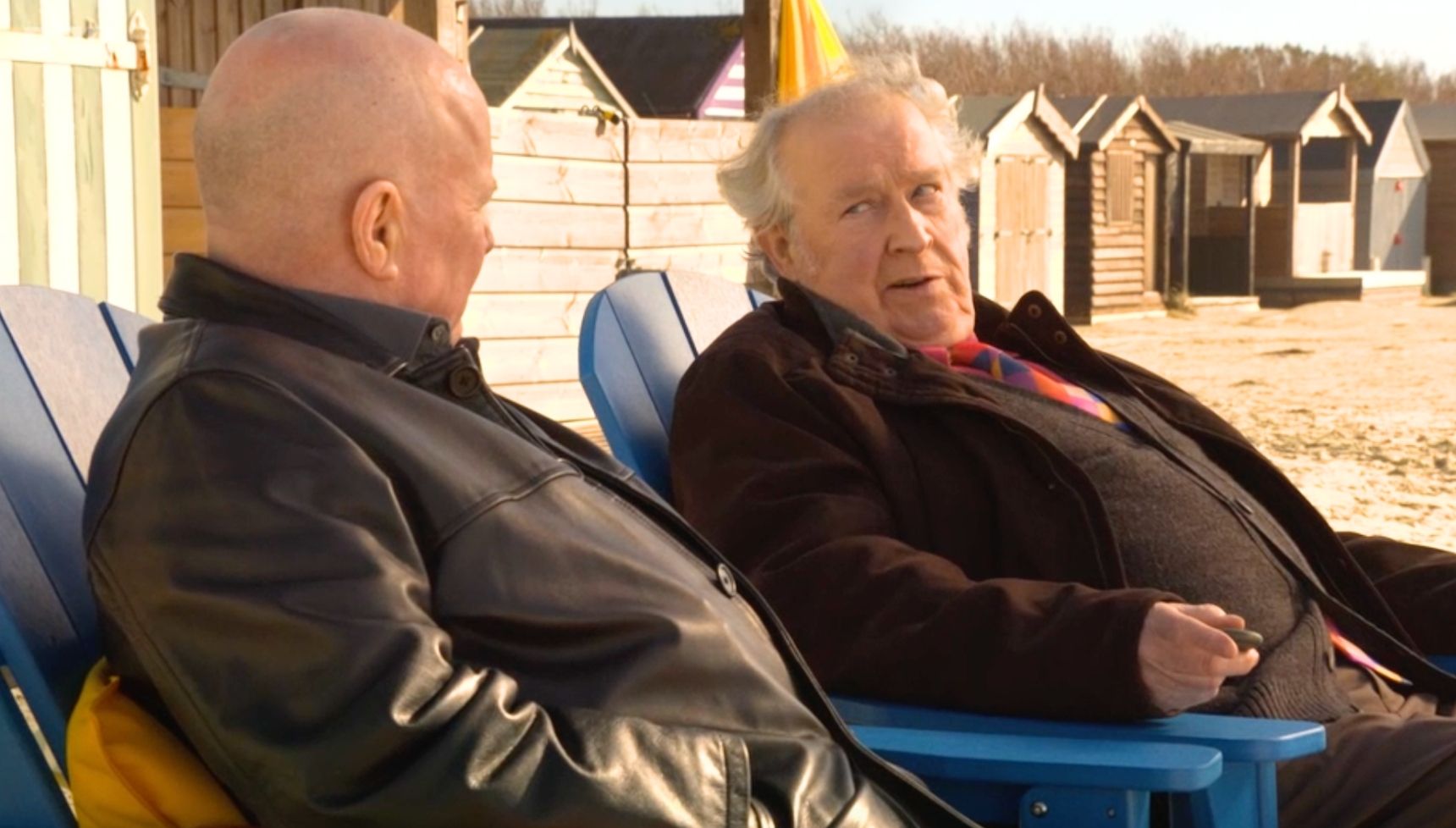 Phil and Nigel on the beach 