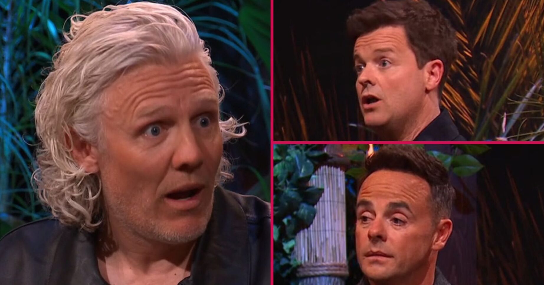 Jimmy, Ant and Dec at I'm A Celebrity final