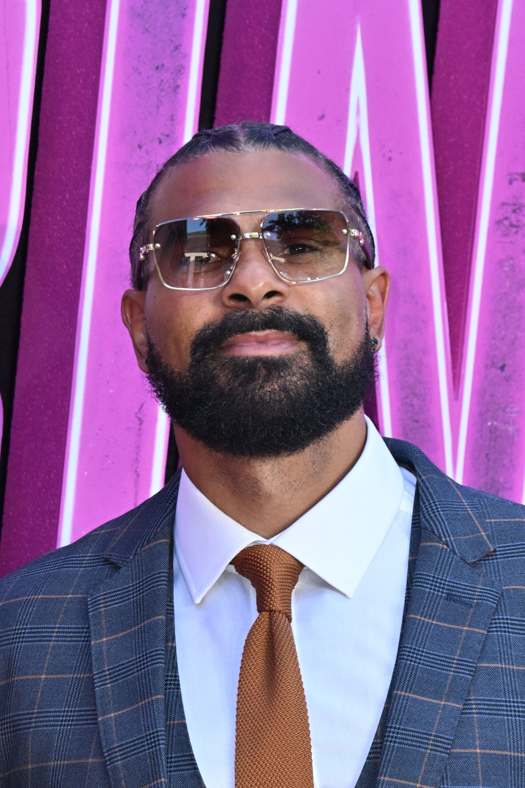 David Haye in a suit