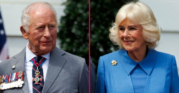 ED composite of King Charles and Queen Camilla during US state visit