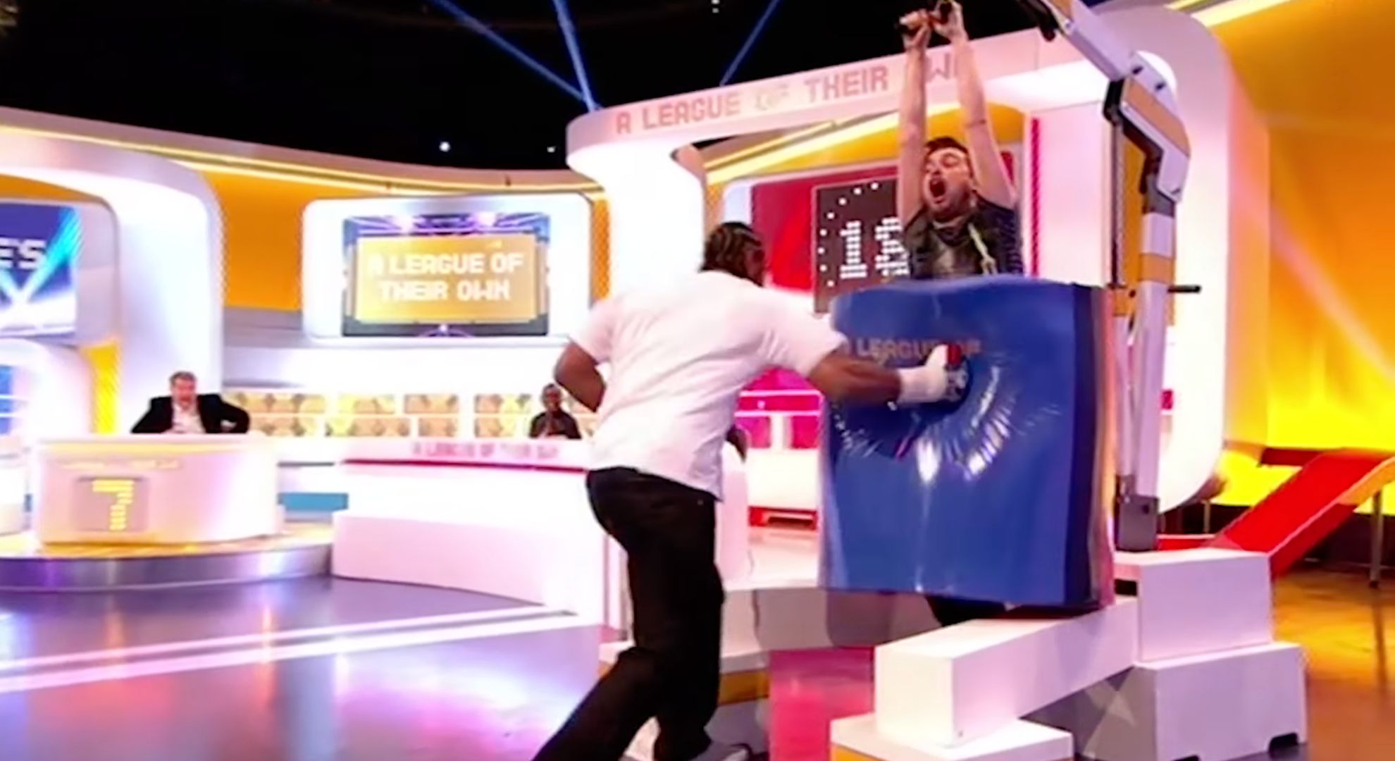David Haye punching Jack Whitehall