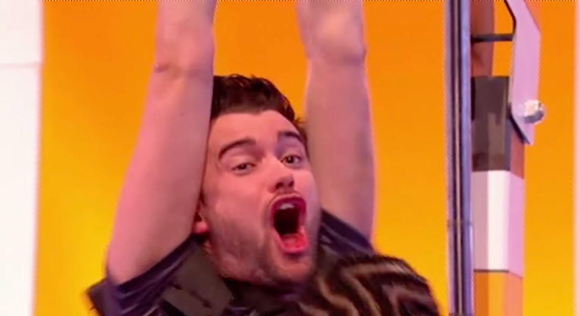 Jack Whitehall looking shocked 