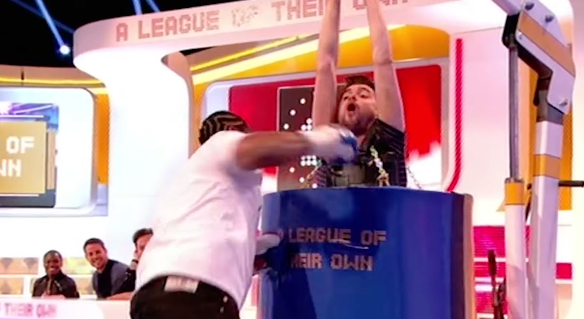 David Haye punching Jack Whitehall