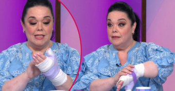 Lisa Riley asks Loose Women viewers to ‘say a prayer for me’ as she gives update on shock arm injury