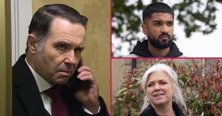Graham, Kammy and Dr Todd in Emmerdale (Credit: ITV)