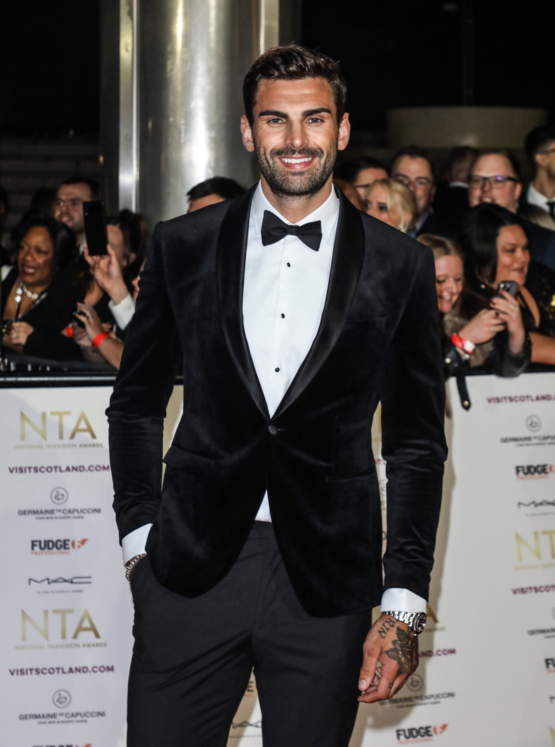 Adam Collard at the National Television Awards 2022