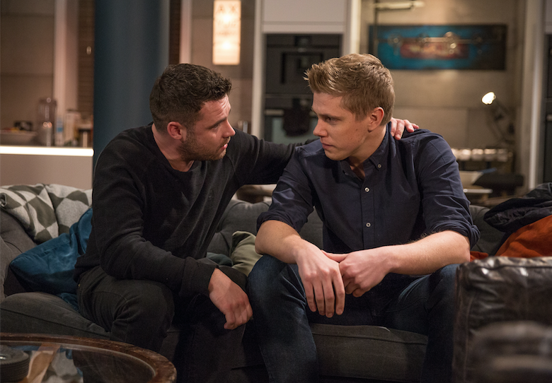 Robert Sugden and Aaron Dingle, Robron, in Emmerdale