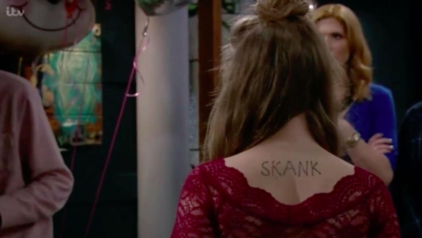 Liv was left humiliated by the tattoo from Gabby 
