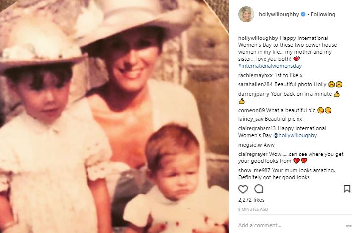 Instagram @hollywilloughby