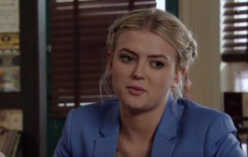 Coronation Street's Bethany Platt seemed unfazed by what she had done