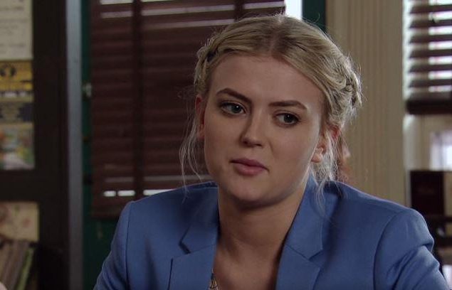 Coronation Street's Bethany Platt seemed unfazed by what she had done