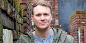 Paddy Wallace as Jude Appleton in Corrie (Credit: ITV)