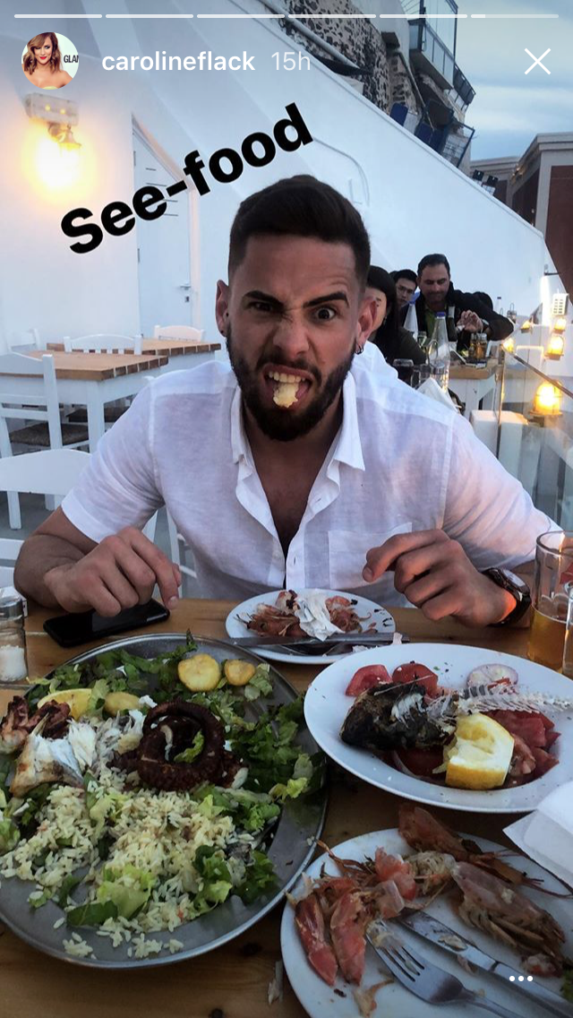 (Credit: Instagram @carolineflack)