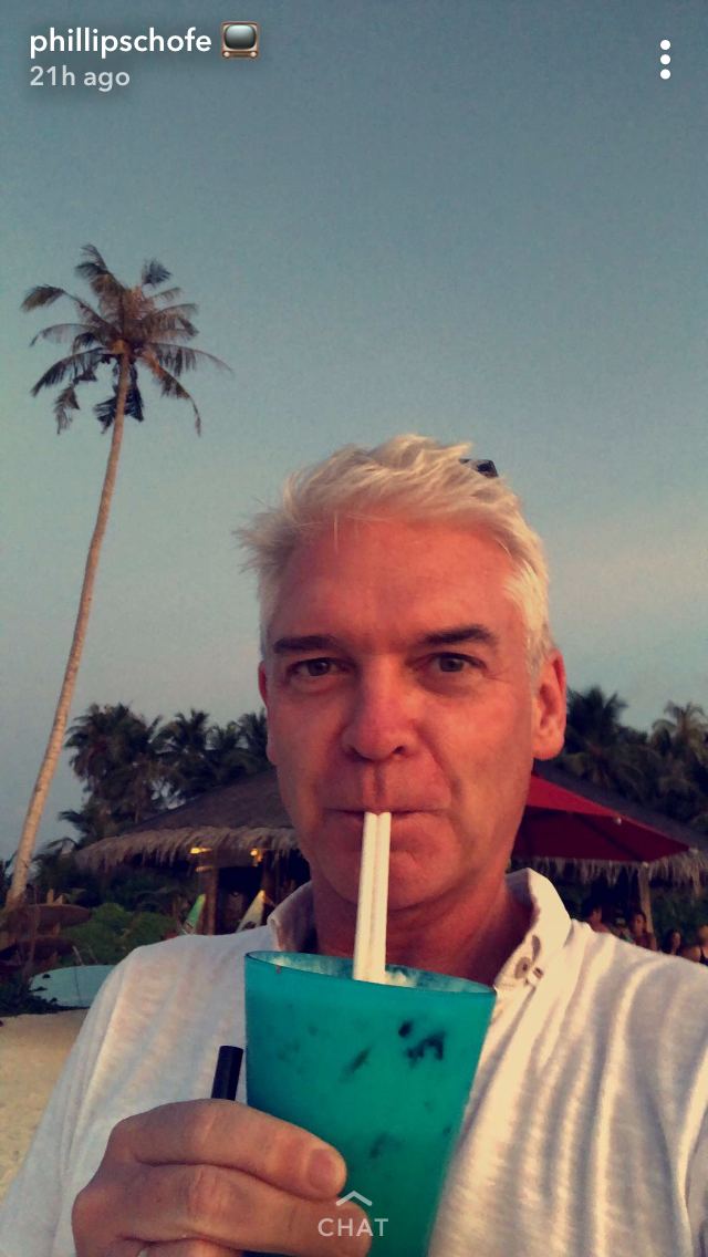Phillip Schofield in the Maldives