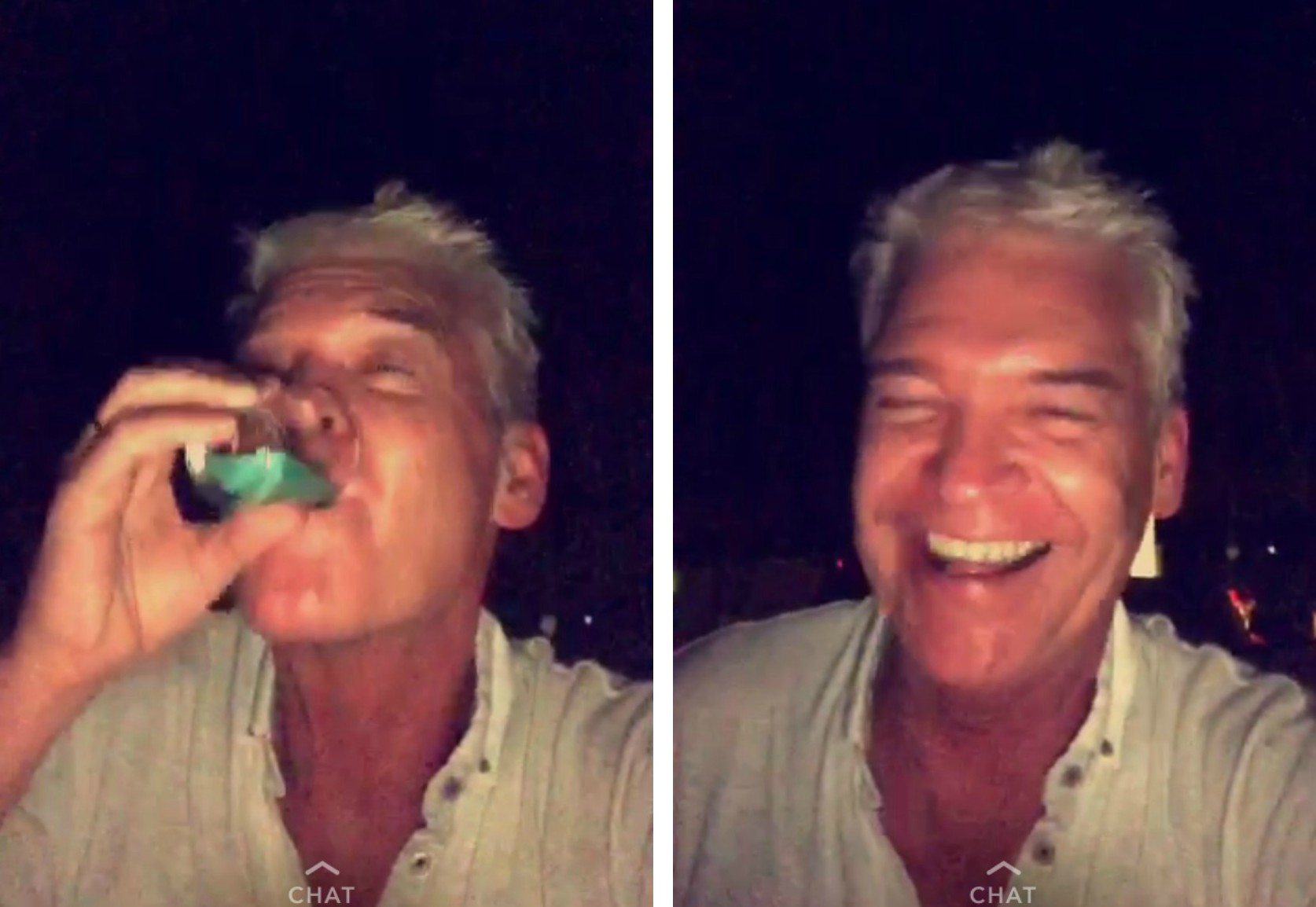 Phillip Schofield and his family on holiday in the Maldives
