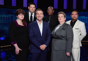 Paul Sinha with The Chase team