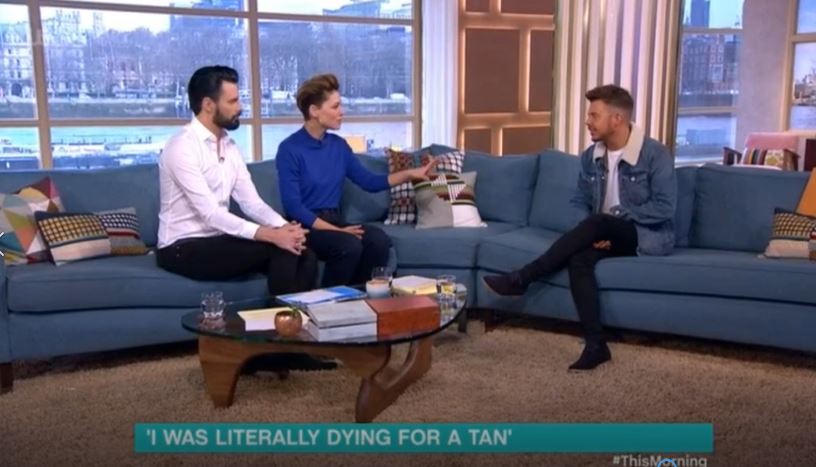 Rylan Clark-Neal and Emma Willis interview Ryan Ruckledge on This Morning