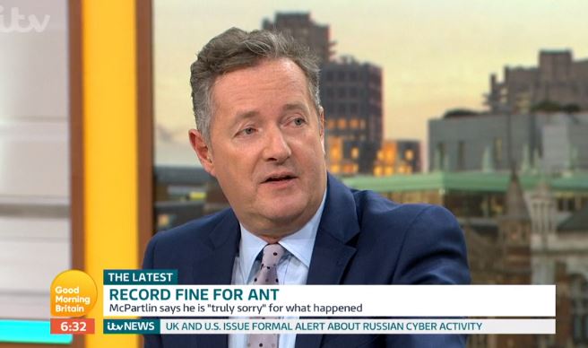 Piers Morgan on Good Morning Britain