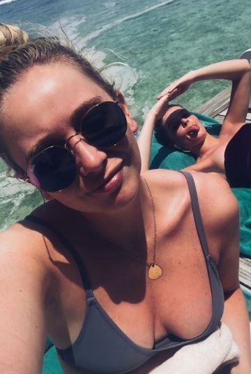 Phillip Schofield and his family on holiday in the Maldives